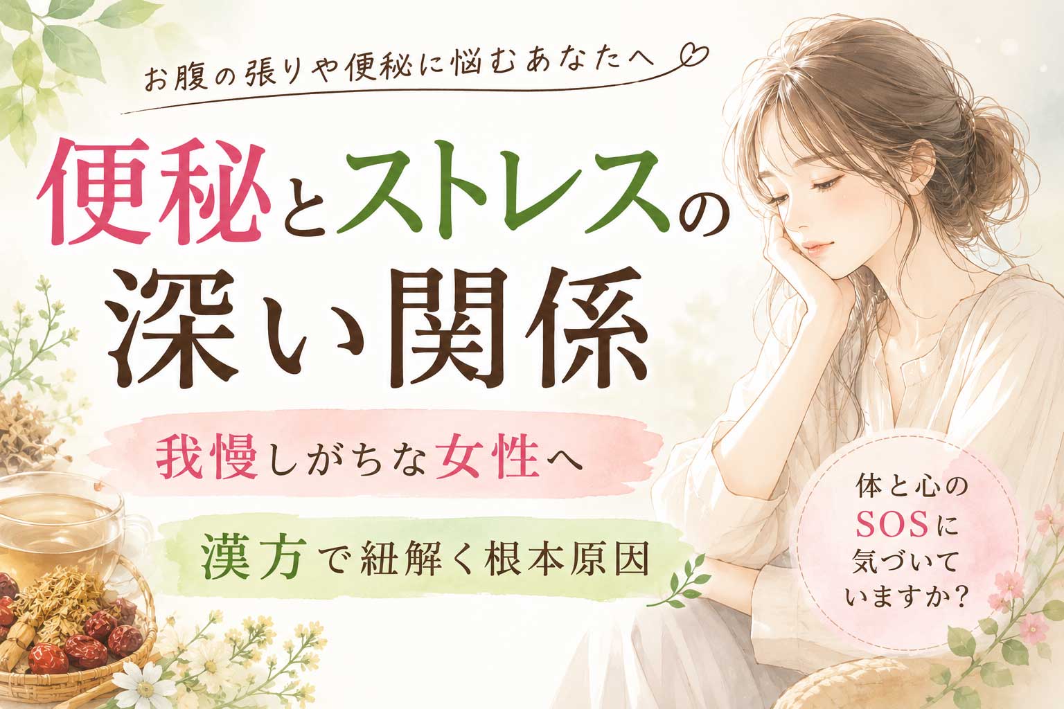 便秘とストレスの深い関係